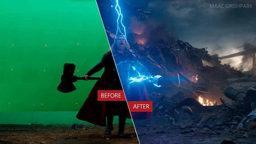 marval movie character Thor VFX Courses in Kolkata